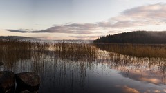 Landscapes nature clouds morning hillside