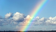Landscapes nature clouds rainbows skyscapes