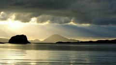 Landscapes nature clouds reflections