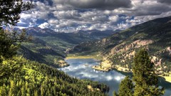 Landscapes nature clouds rivers forests