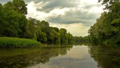 Landscapes nature clouds rivers forests