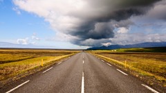 Landscapes nature clouds roads national geographic iceland