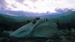 Landscapes nature clouds rocks