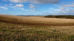 Landscapes nature clouds Scotland fields HDR Photography