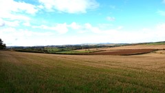 Landscapes nature clouds Scotland fields HDR Photography