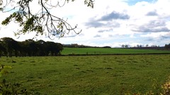 Landscapes nature clouds Scotland fields HDR Photography