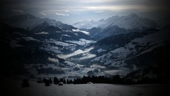 Landscapes nature clouds Vignette