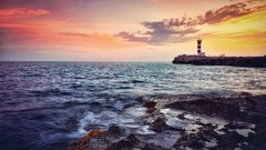 Landscapes nature coast skyscapes