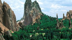 Landscapes nature Colorado rocks garden of the gods
