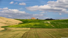 Landscapes nature country clouds fields plains