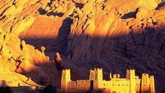 Landscapes nature deserts buildings