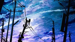 Landscapes nature drawings Anime