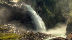 Landscapes nature drops waterfalls forests