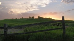 Landscapes nature fences fields