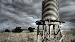 Landscapes nature fields overcast HDR Photography