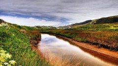 Landscapes nature fields rivers