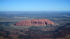 Landscapes nature fields Uluru rock formations