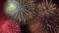 Landscapes nature fireworks night sky