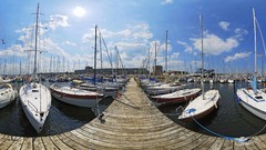 Landscapes nature fisheye effect