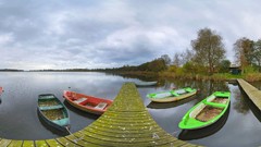 Landscapes nature fisheye effect