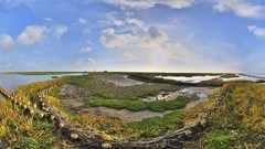 Landscapes nature fisheye effect