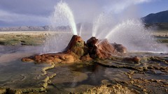 Landscapes nature fly nevada Black Rock desert