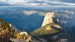 Landscapes nature forests valleys