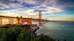 Landscapes nature golden gate bridge