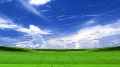Landscapes nature grass clouds