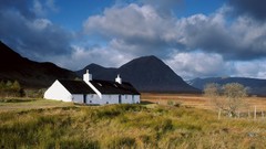 Landscapes nature grass clouds hills heaven fields