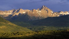 Landscapes nature grass Mountains hills evening wildlife 