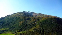 Landscapes nature grass Mountains meadows Alps Wood outdoors