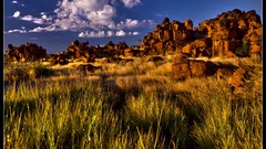 Landscapes nature grass rocks HDR Photography