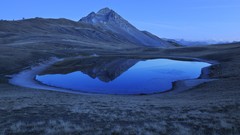 Landscapes nature grass water blue Mountains lakes reflections 