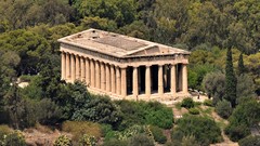 Landscapes nature Greek architecture