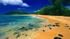 Landscapes nature Hawaii Beaches