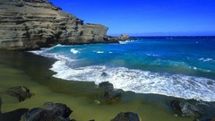 Landscapes nature Hawaii Beaches