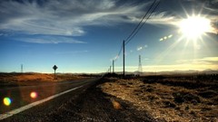 Landscapes nature Highways sunlight