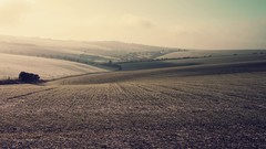 Landscapes nature hills fields farms