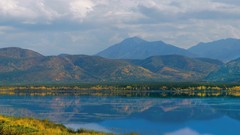 Landscapes nature hills reflections