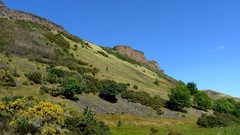 Landscapes nature hills Scotland fields HDR Photography blue 