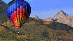 Landscapes nature hot air balloons