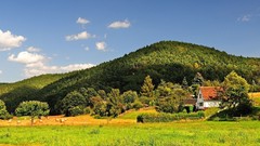 Landscapes nature houses