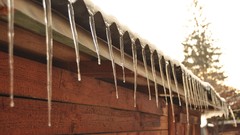 Landscapes nature ice romania