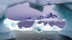 Landscapes nature icebergs