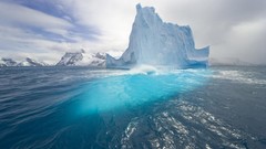 Landscapes nature icebergs