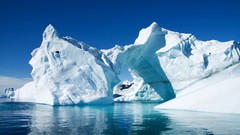 Landscapes nature icebergs