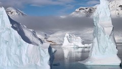 Landscapes nature icebergs