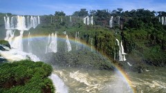 Landscapes nature Iguazu Falls