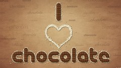 Landscapes nature inscription chocolate Sweets addiction